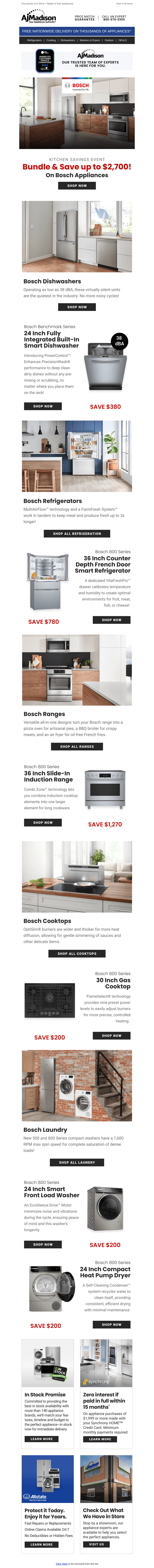 Bosch: Quietest Dishwashers in the Industry 🙌