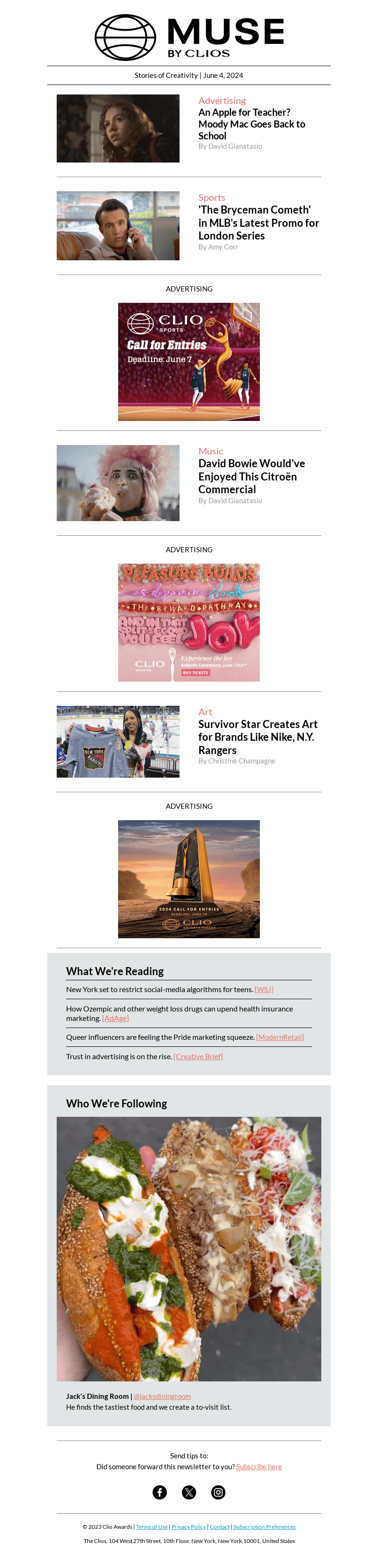 Clio email from Tue, Jun 4, 2024