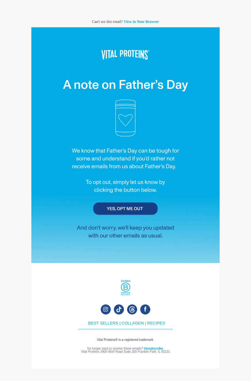 A note on Father's Day