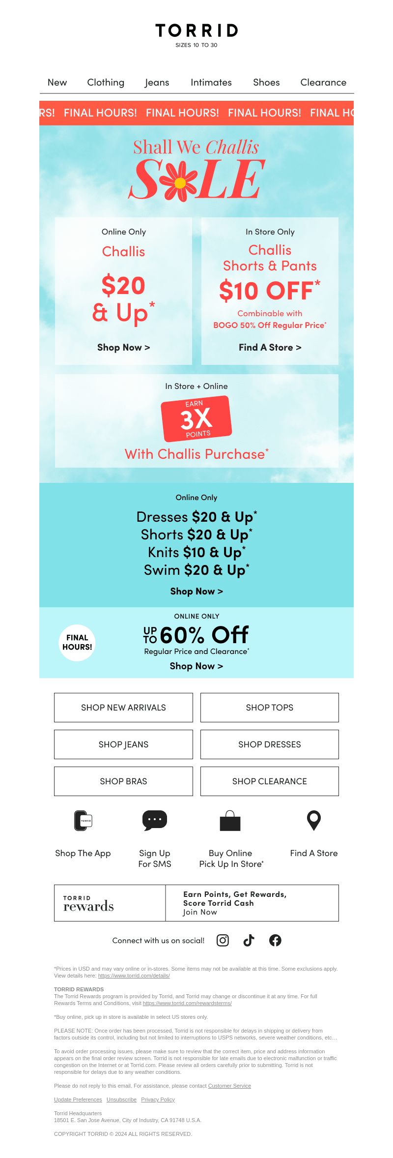 Gone by MIDNIGHT: Last call for Challis STEALS!