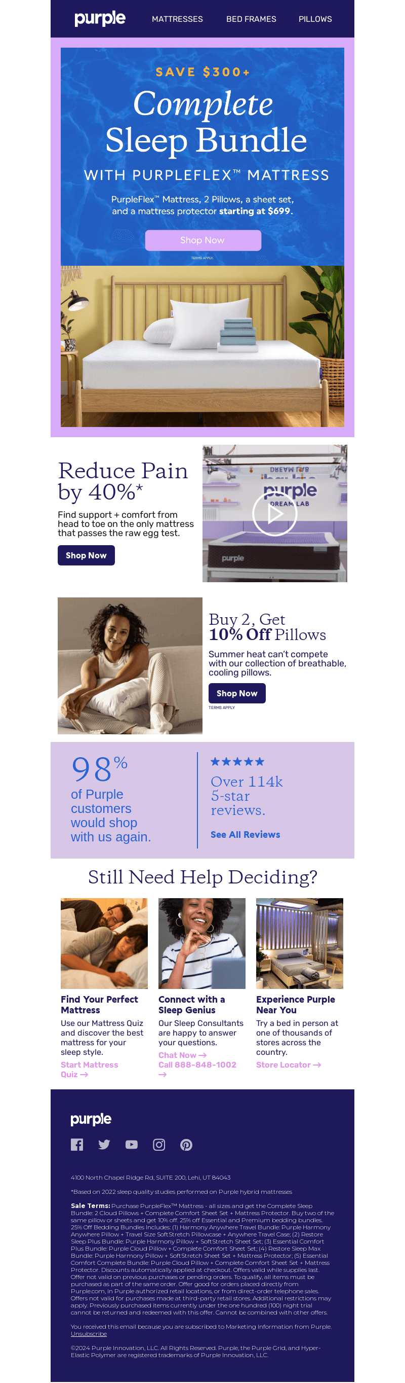 $300 Savings on the Complete Sleep Bundle