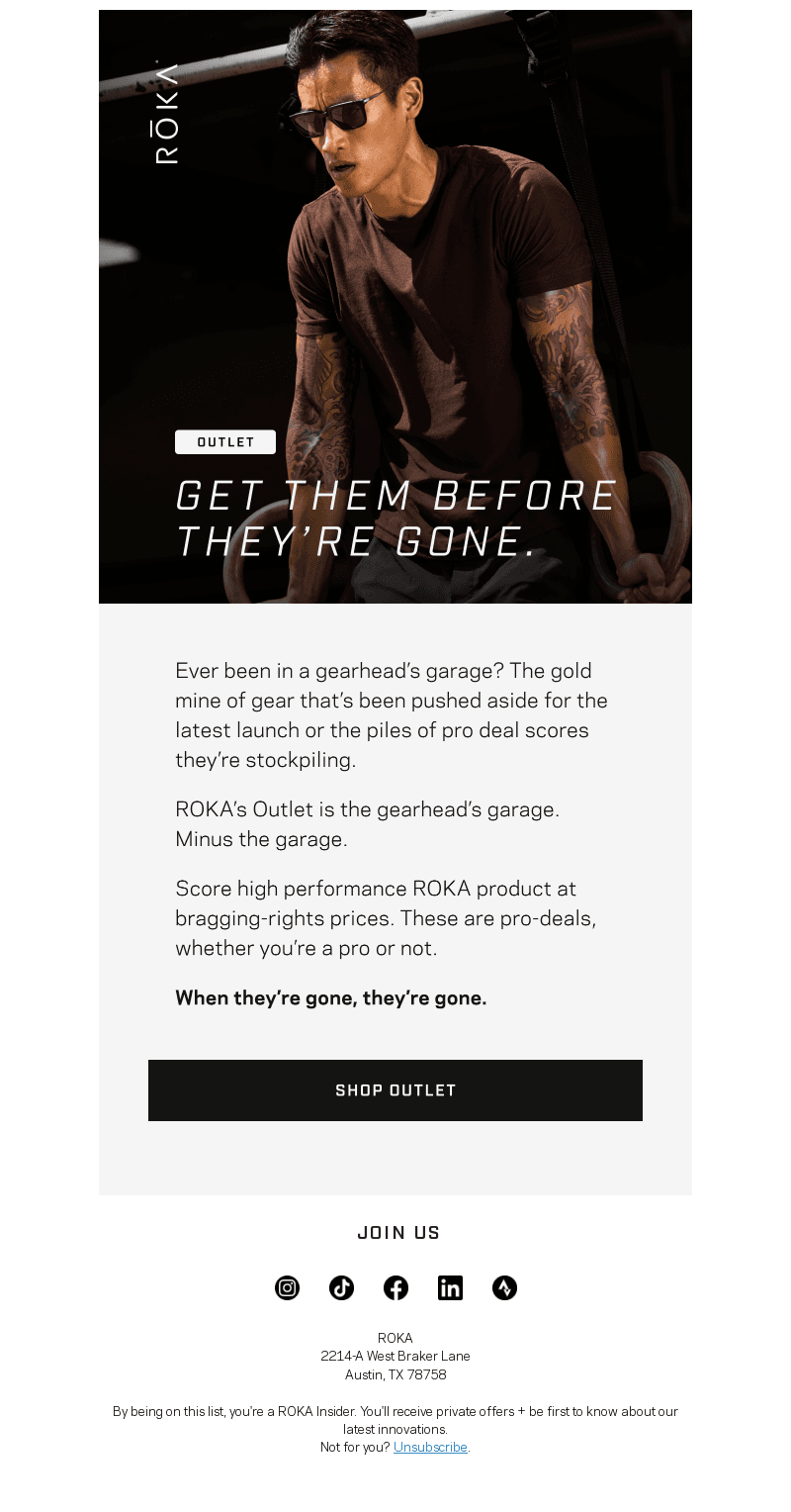 Outlet price drops for the summer