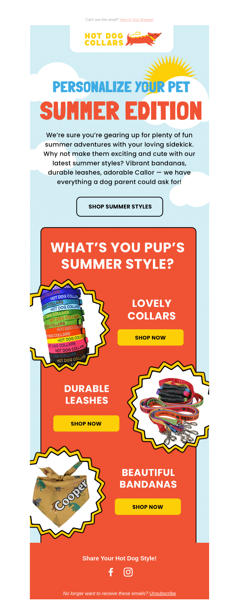 Personalize Your Pet: Summer Edition 🌞