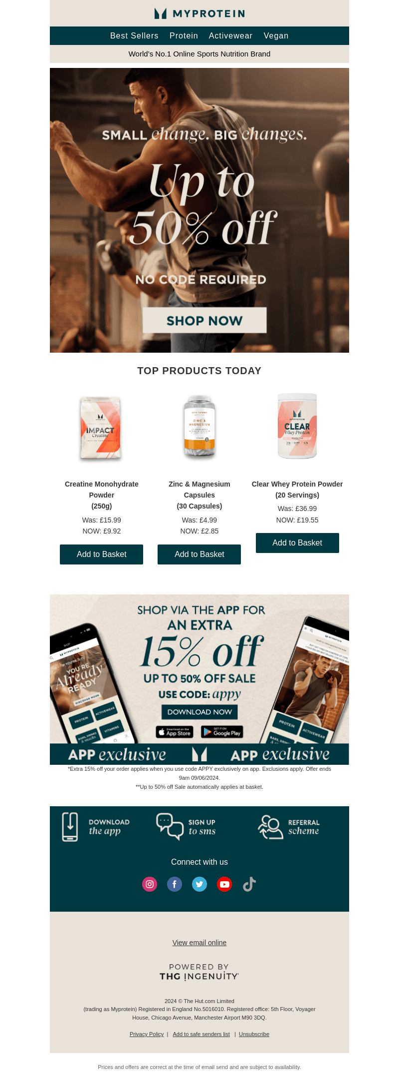 Small Change, Big Changes | Up to 50% off