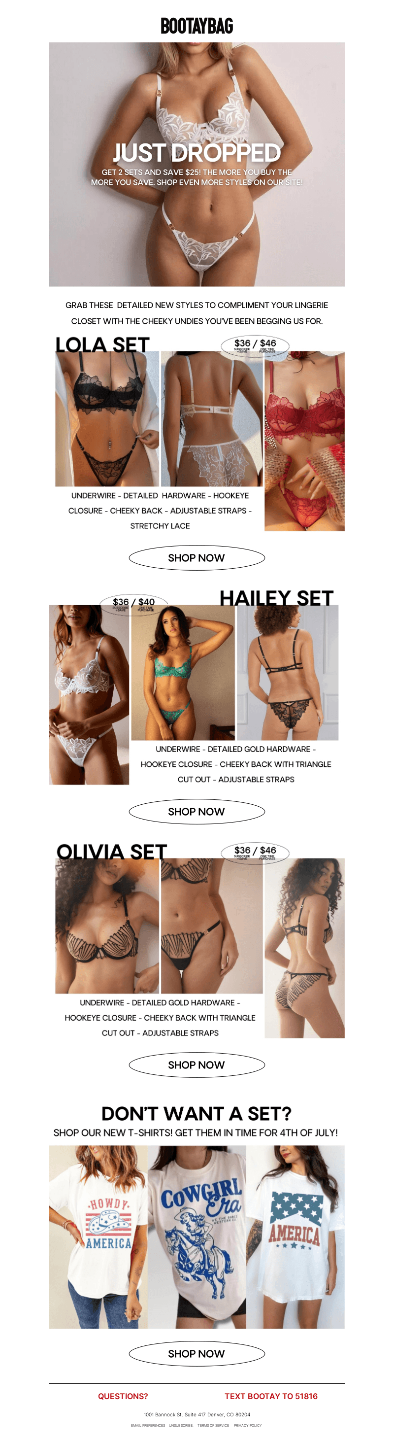 Check Out These New Cheeky Styles ✨