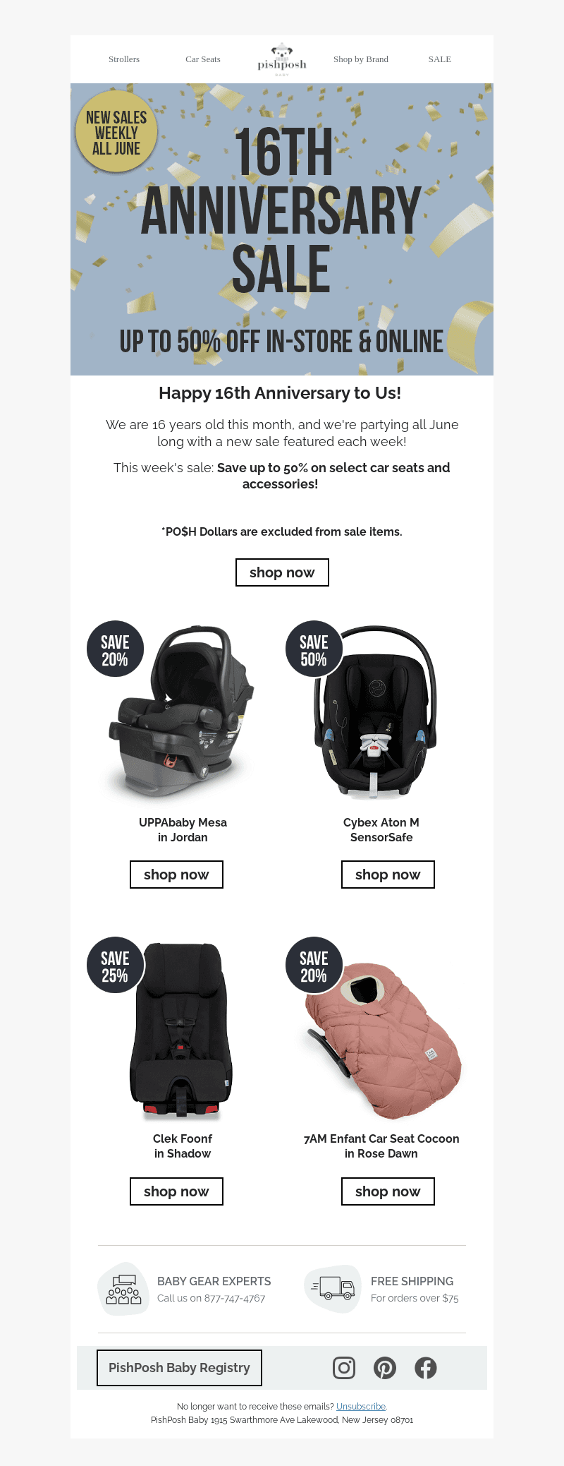 PishPoshBaby email from Sun, Jun 9, 2024