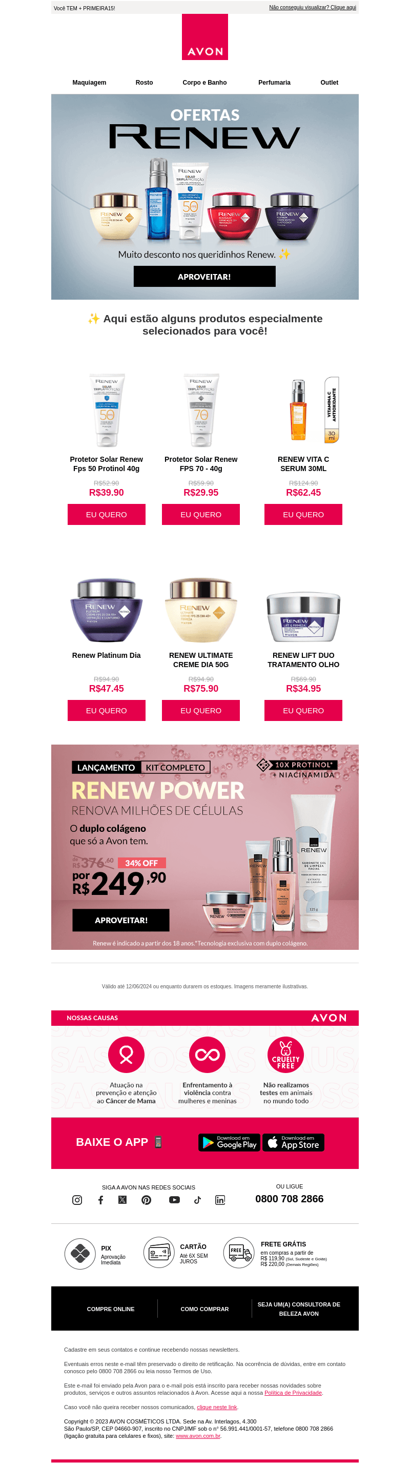 Renew com até 50% OFF