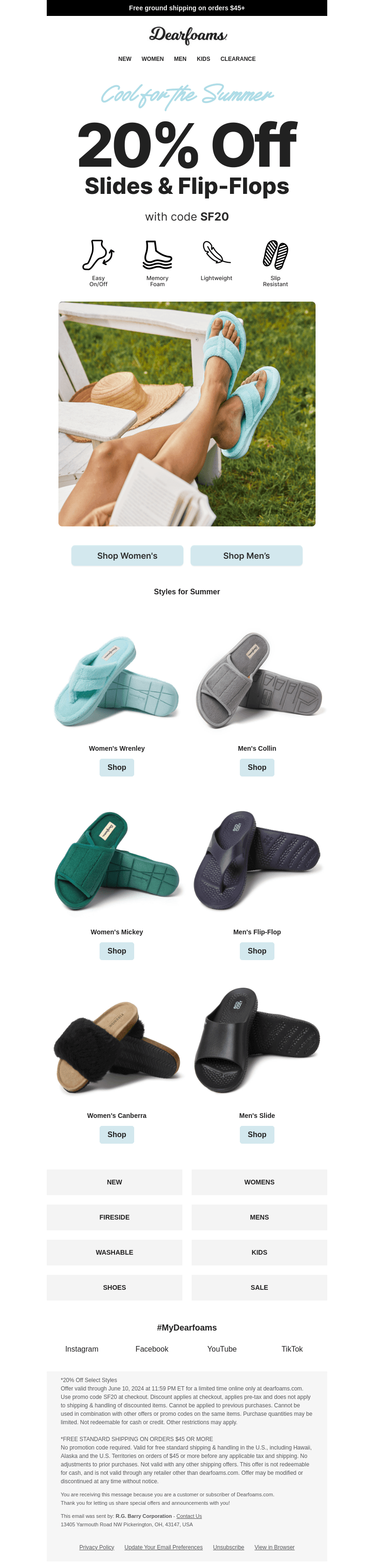 Summer Ready 🌴 20% off Slides & Flip-Flops