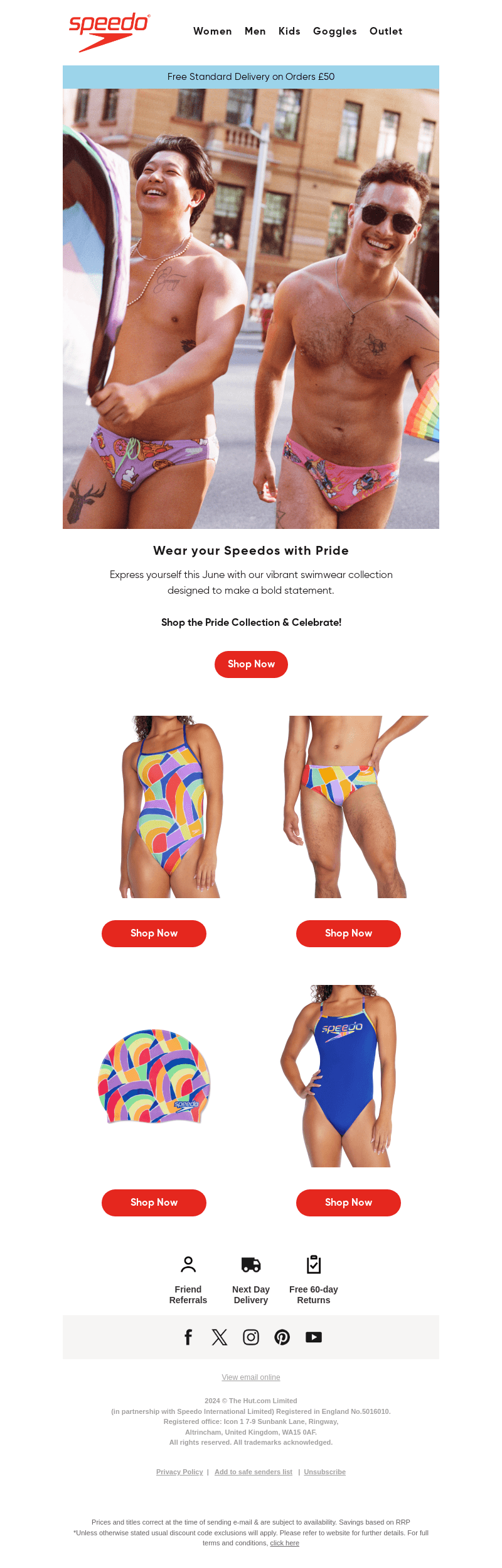 Speedo USA email from Mon, Jun 10, 2024
