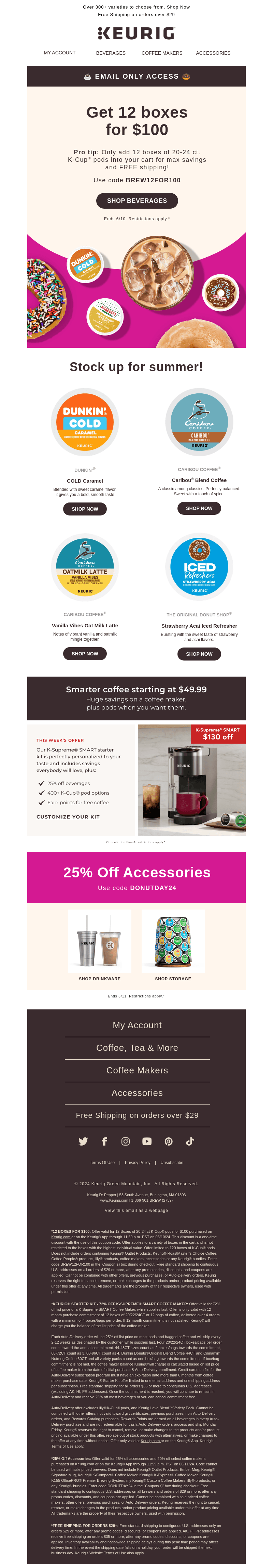 ENDS TONIGHT! Get 12 boxes for $100