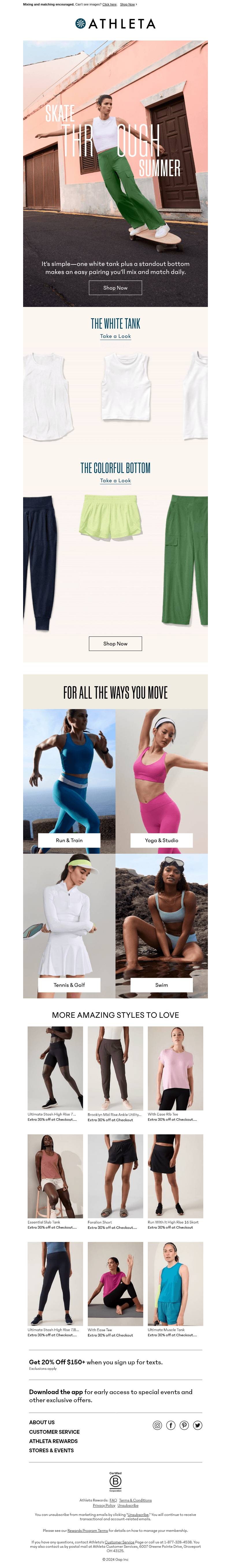 Create 45 outfits with just 2 pieces