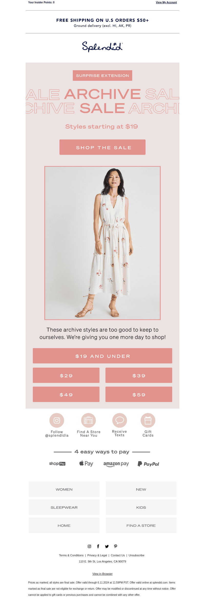 Shop $19 Styles for One More Day