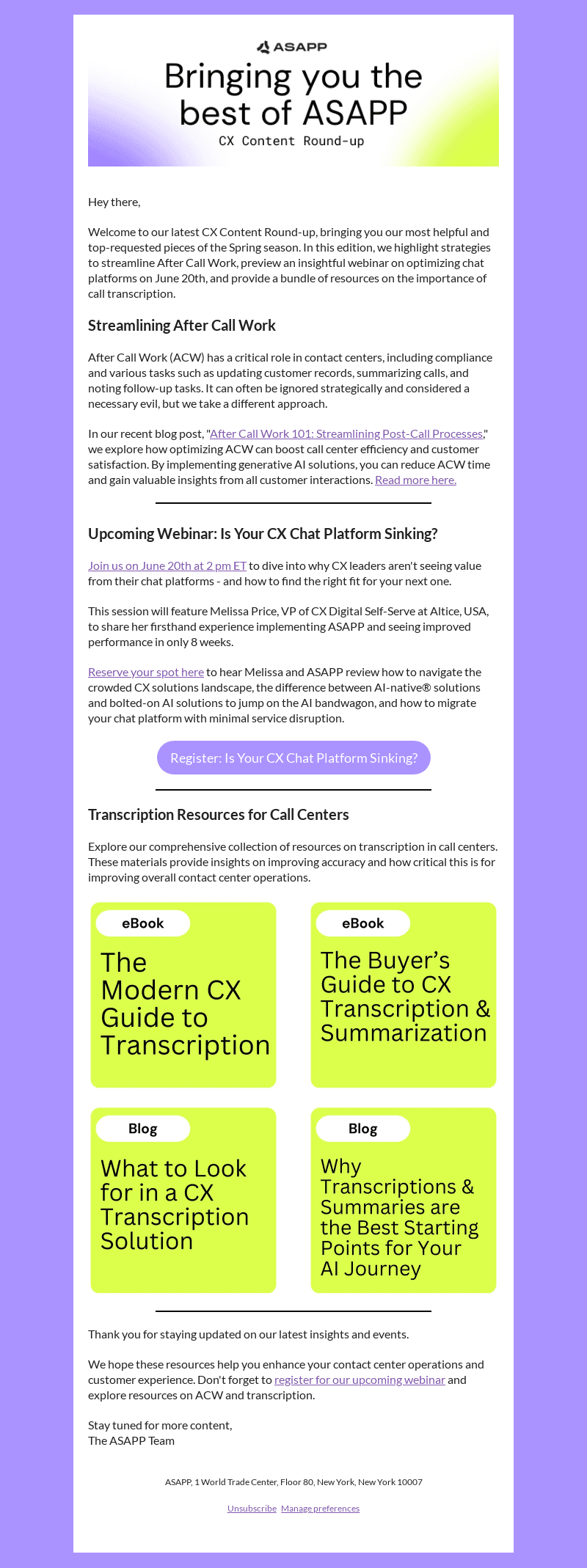A content roundup curated just for you
