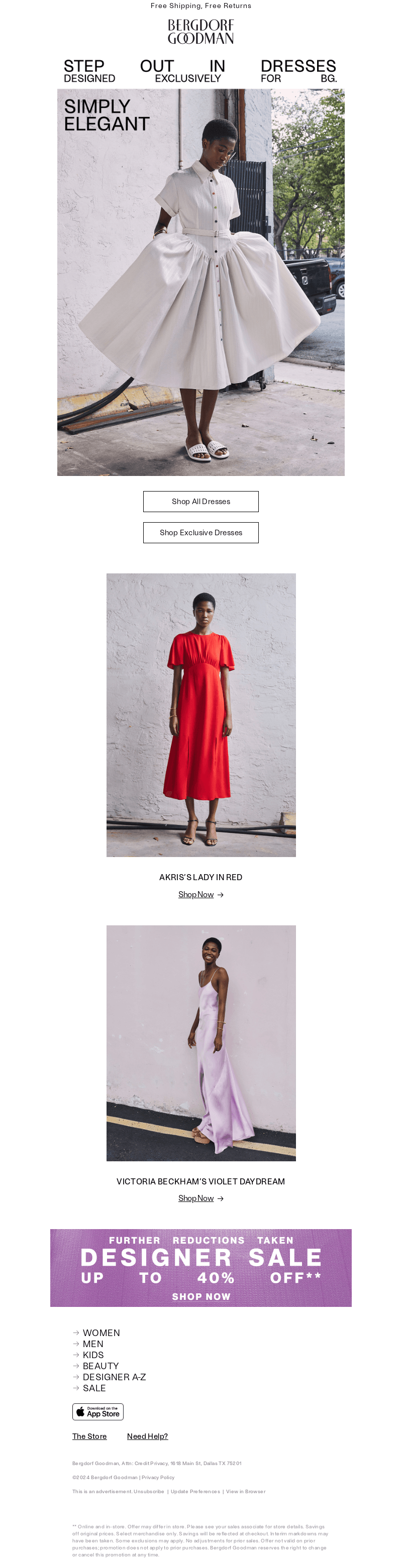 Dream Dresses, Designed For BG