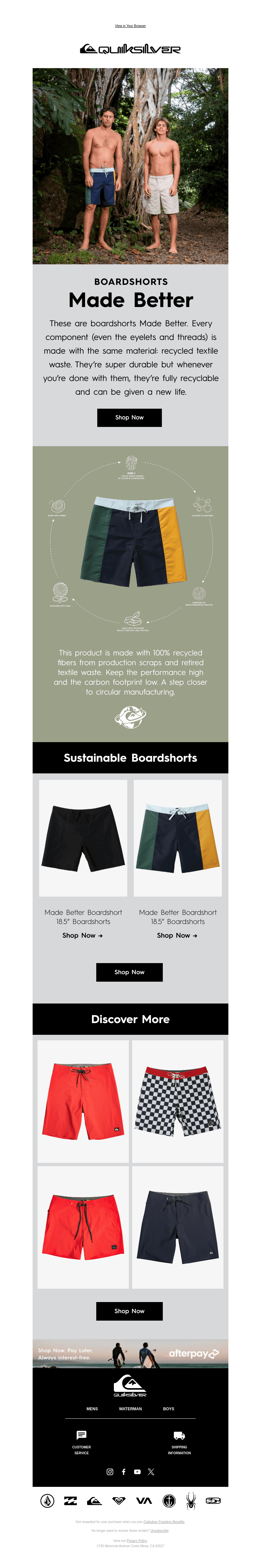 Circular Fashion Boardshorts ♻️