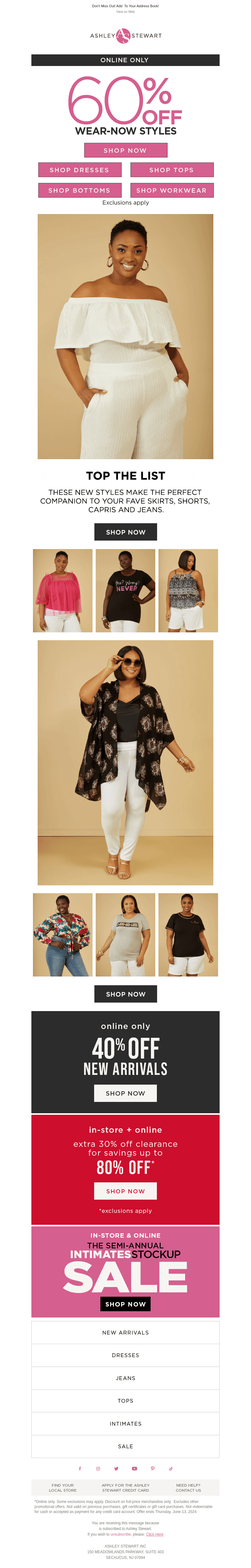 60% off these summer TOPS! 👚🌞