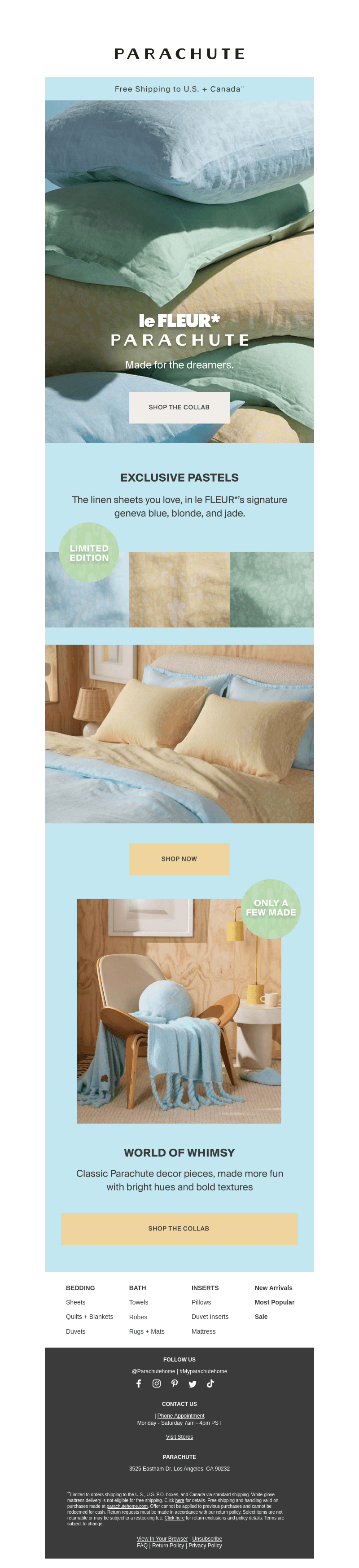 Exclusive le FLEUR* Colors Inside