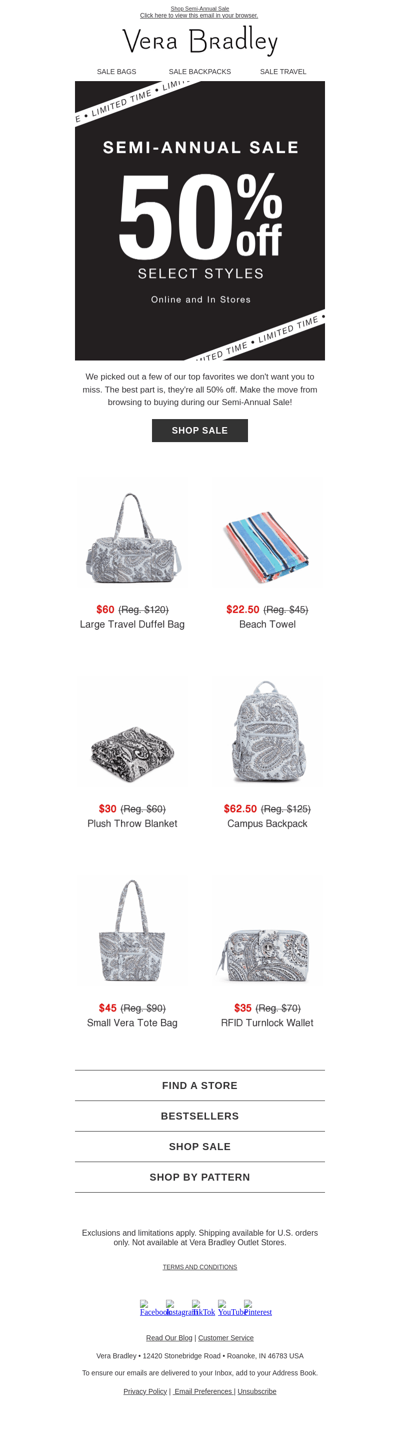 Our recommendations are 50% off!