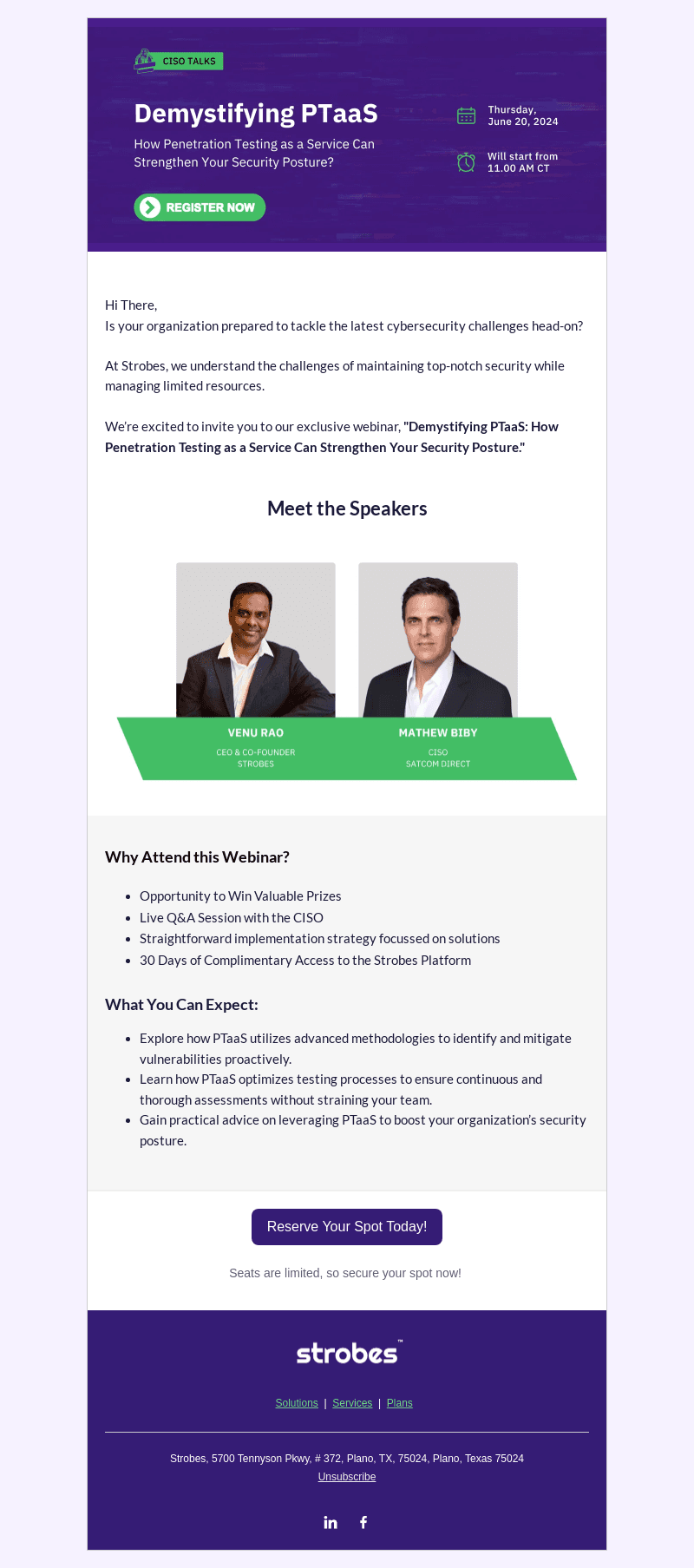 CISO Talks: Conversation with Mathew [Register Now📌]