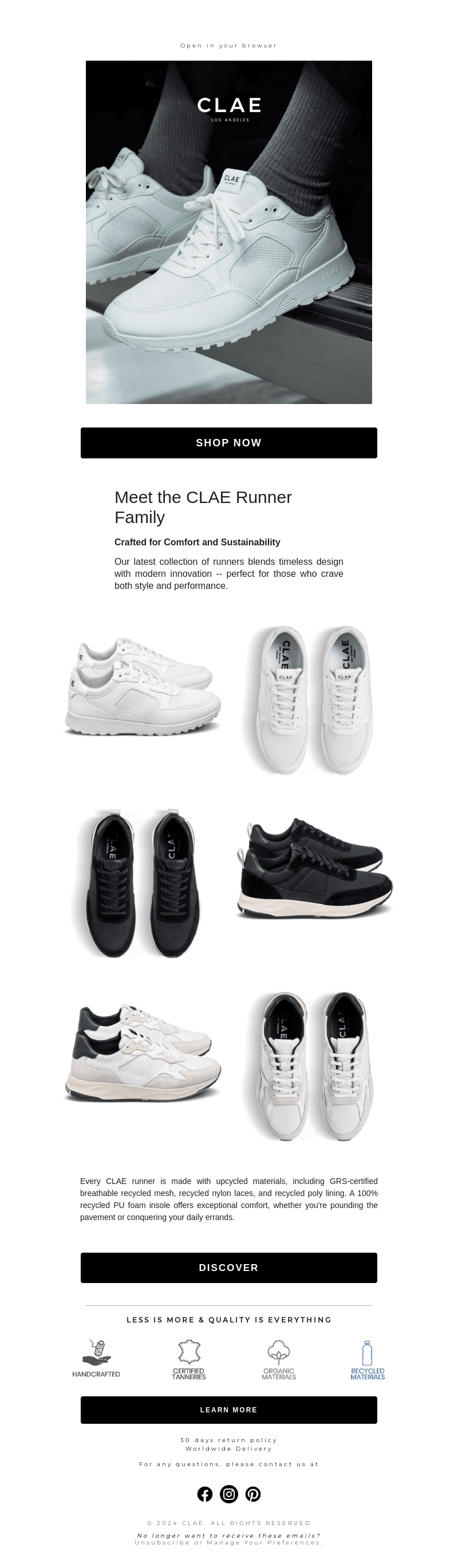 Meet the CLAE Runner Family!