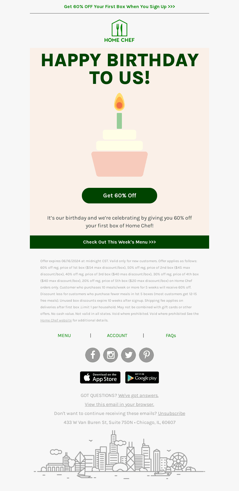 Home Chef email from Fri, Jun 14, 2024