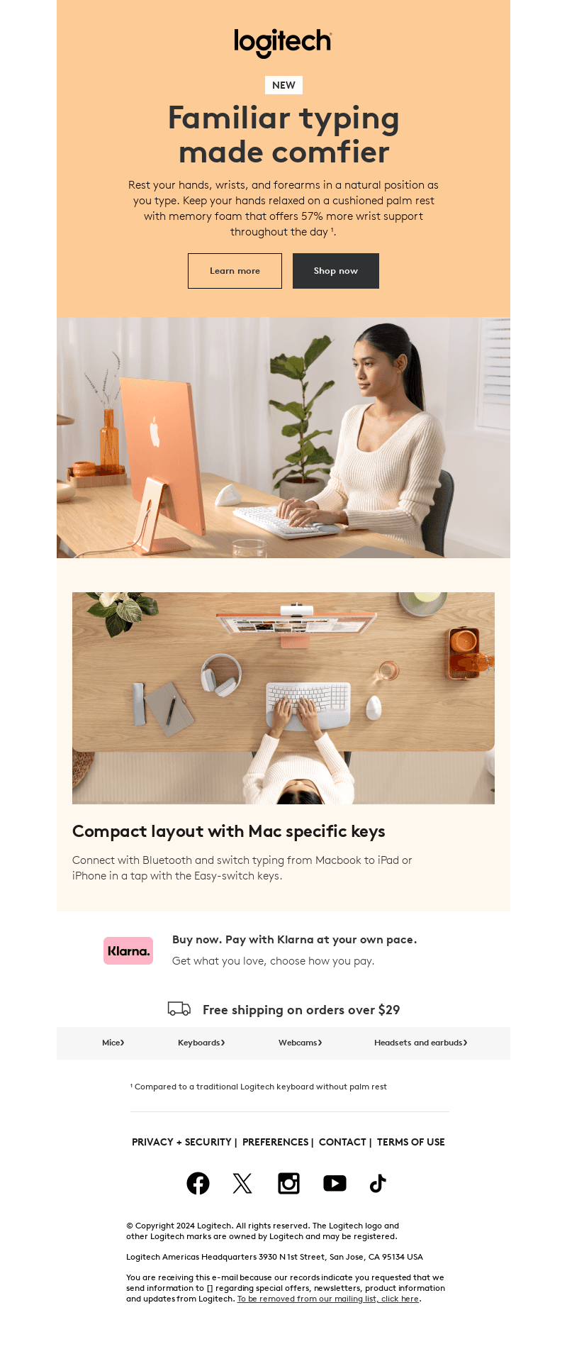 Logitech email from Fri, Jun 14, 2024
