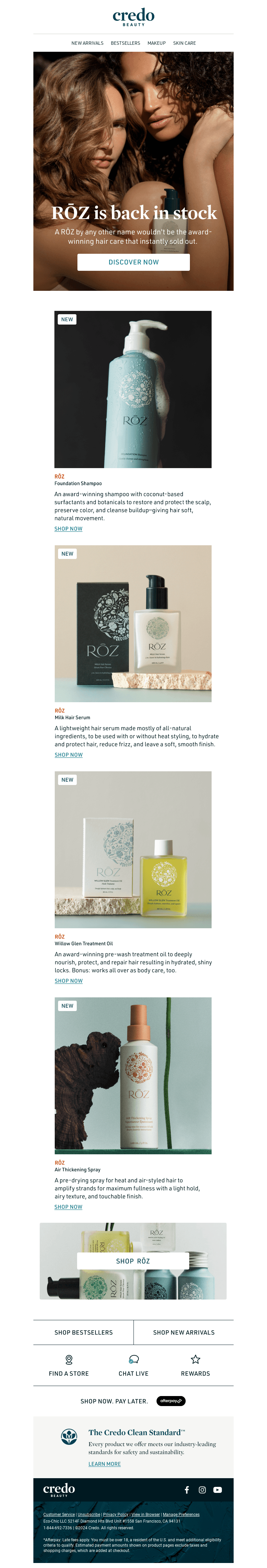 RŌZ is back in stock