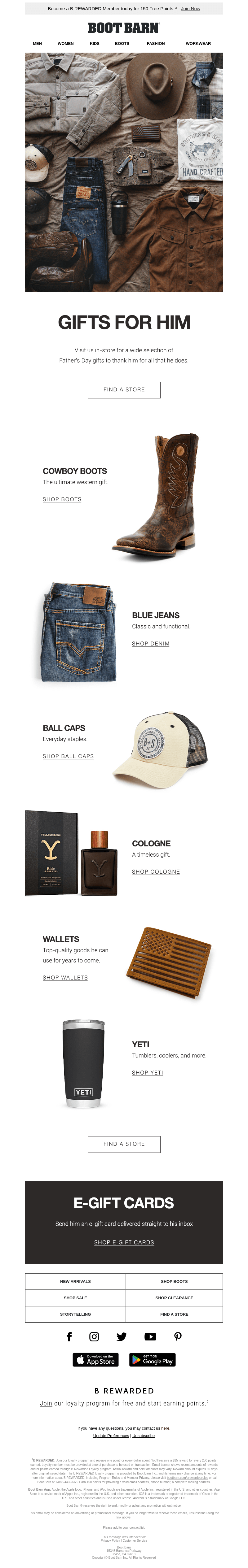 Father's Day Gifts In-Store