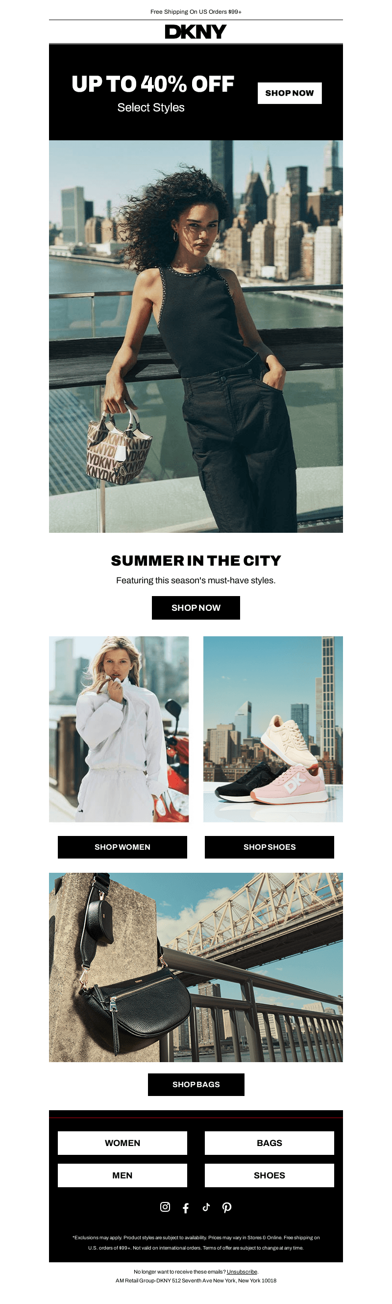 Summer Styles: Up To 40% Off Select Styles