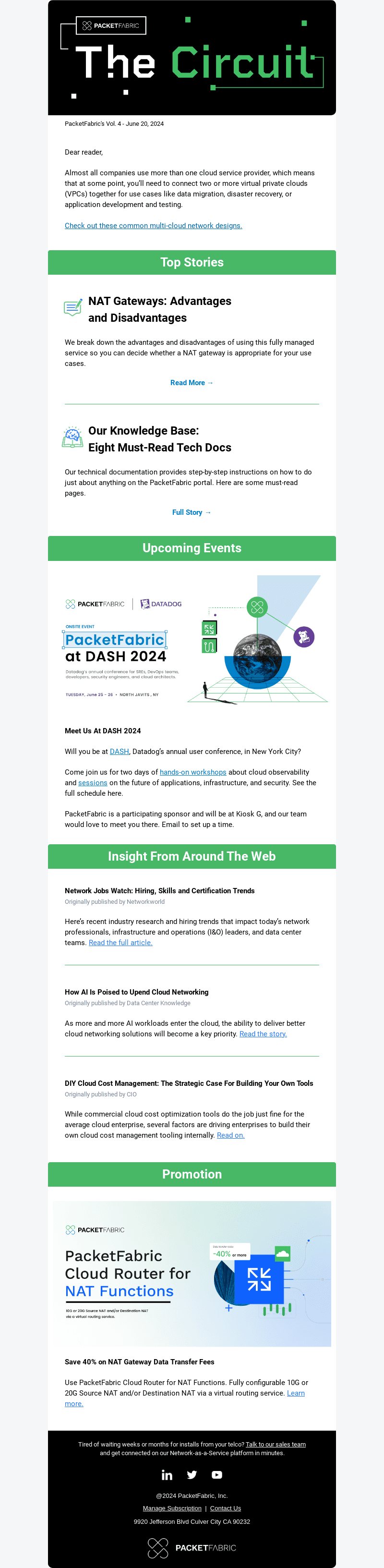 PacketFabric email from Thu, Jun 20, 2024