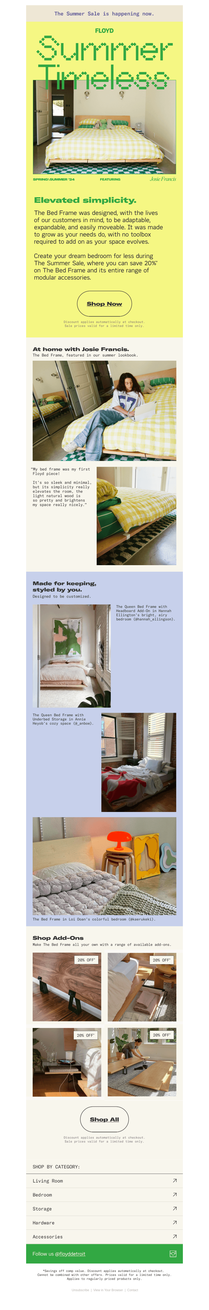 At home with The Bed Frame