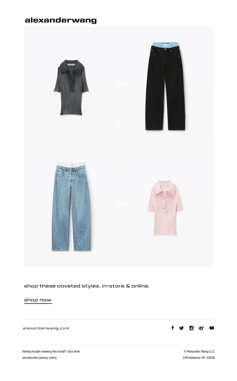 denim, knits + more easy wins