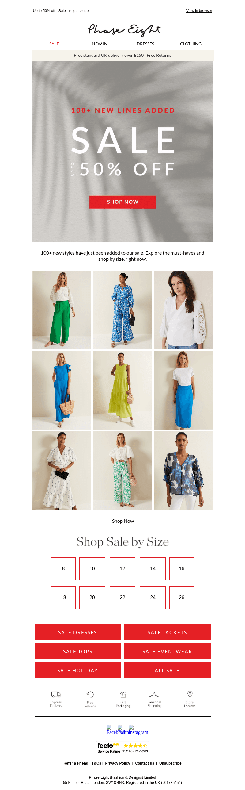 SALE: 100+ new styles added