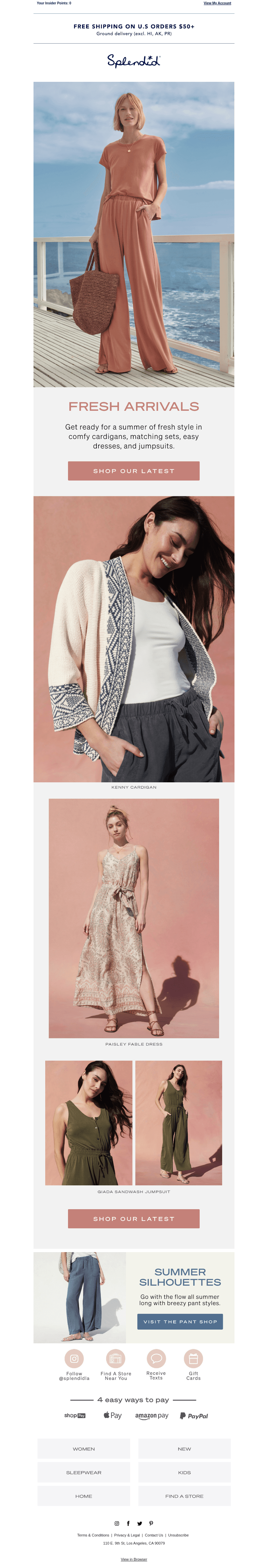 NEW Arrivals: Fresh for the Summer