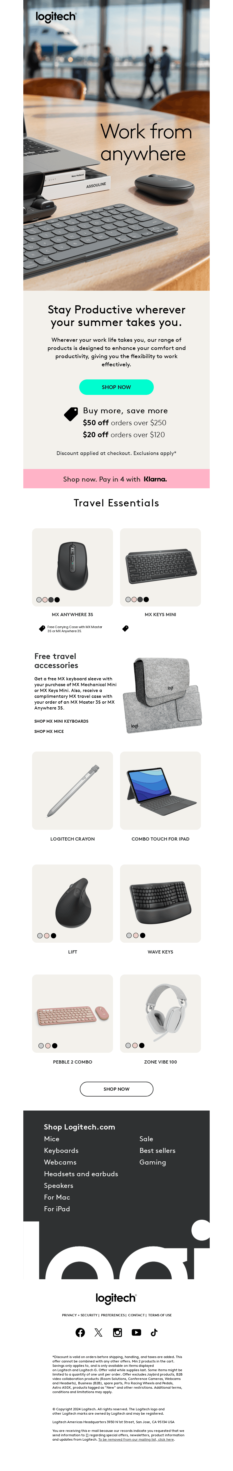 Logitech email from Fri, Jul 5, 2024
