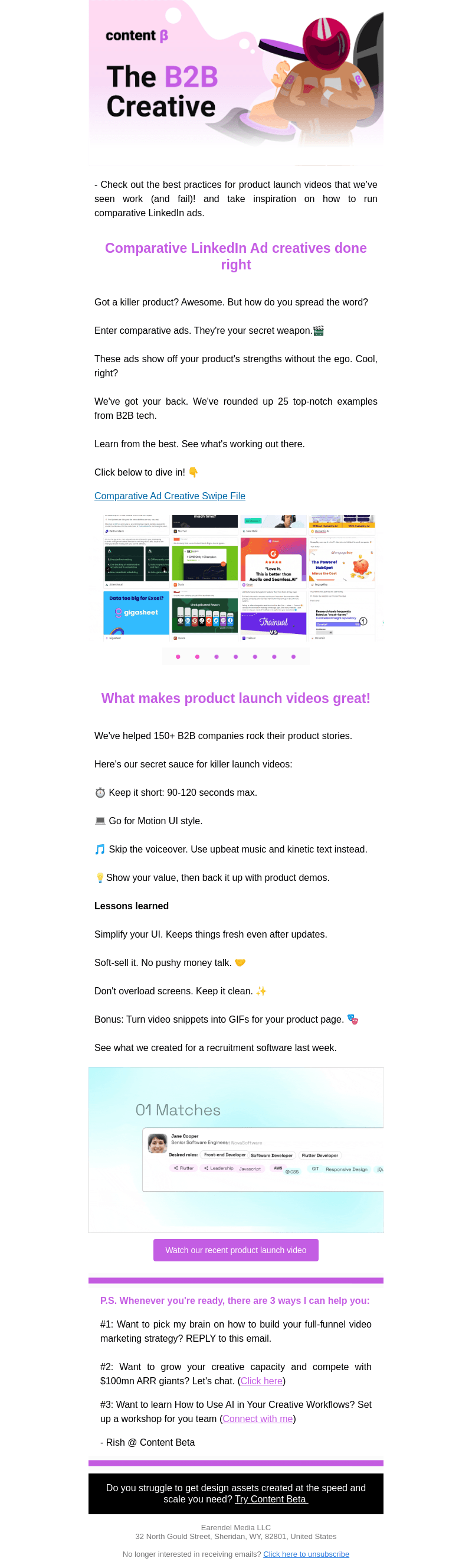 What makes product launch videos great?