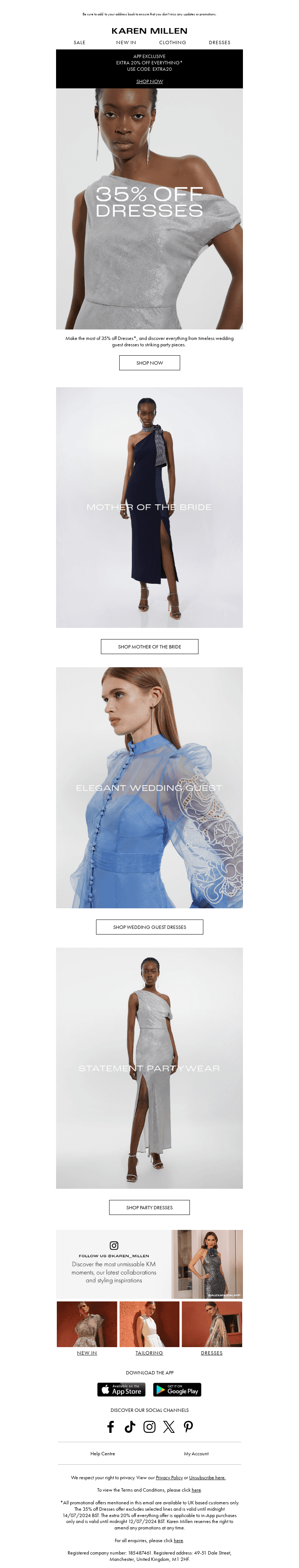 Get event ready | 35% off Dresses