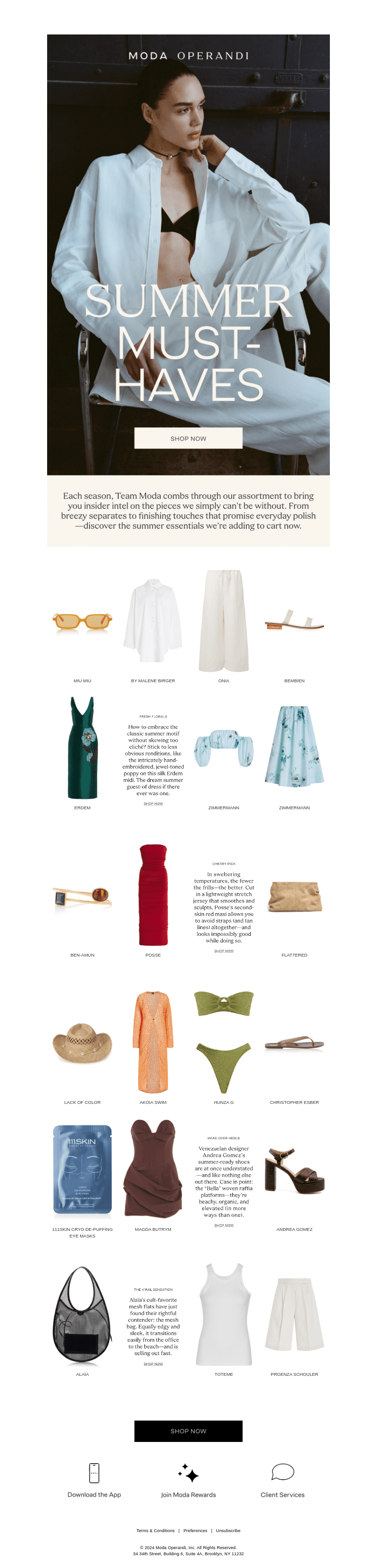 Team Moda's SUMMER must-haves