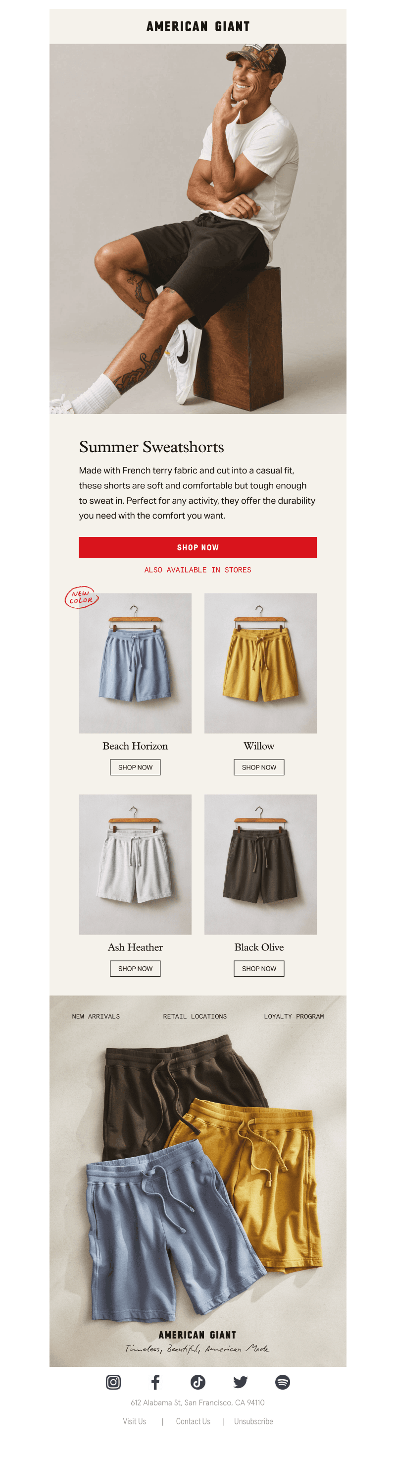 Summer Sweatshorts