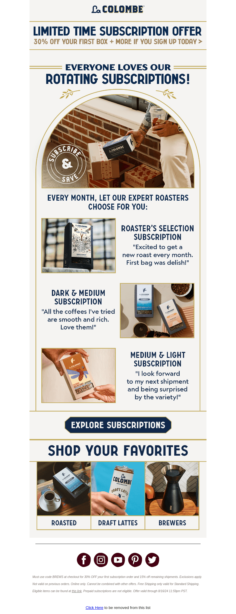 Let Our Roasters Choose For You