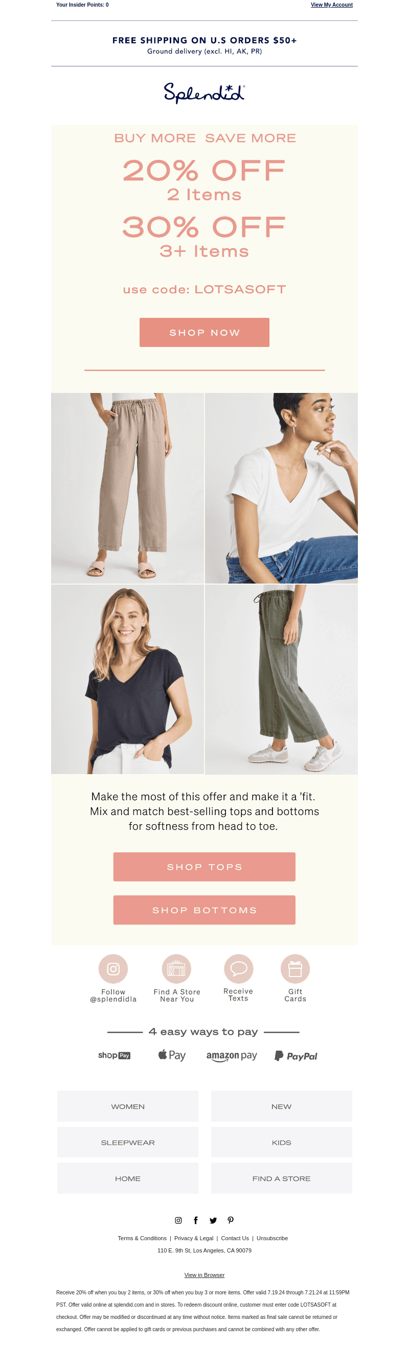 Stock Up! 20% Off 2 Items, 30% Off 3+