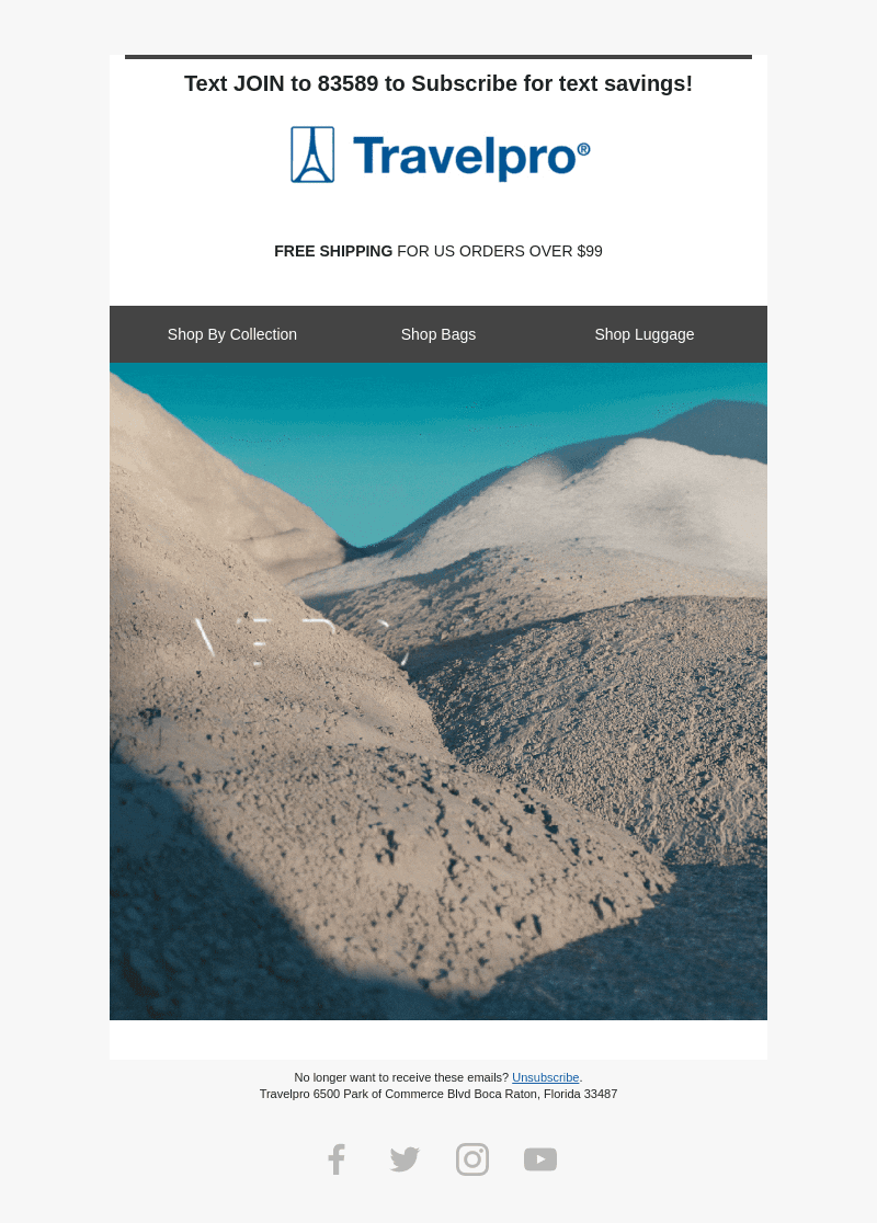 Travelpro Products email from Sun, Jul 21, 2024