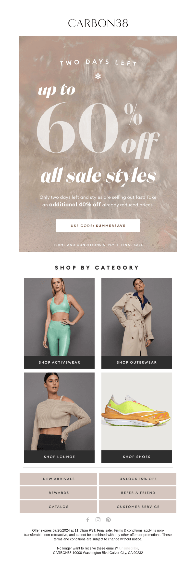2 DAYS LEFT: 40% Off