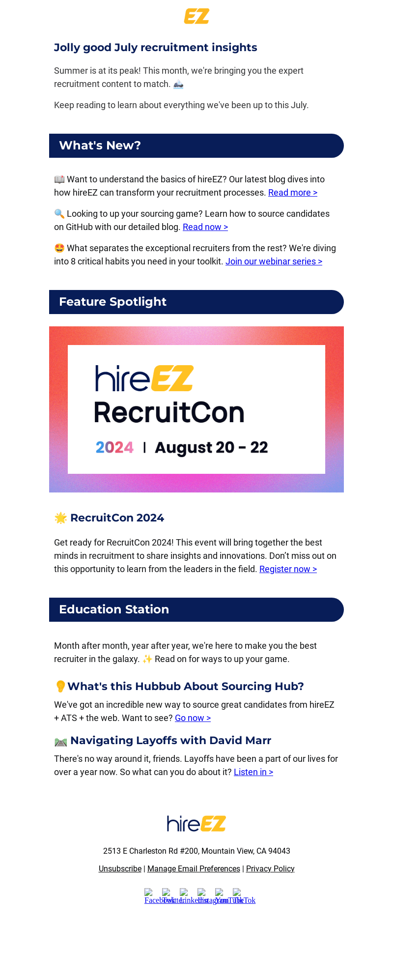 HireEZ email from Thu, Jul 25, 2024
