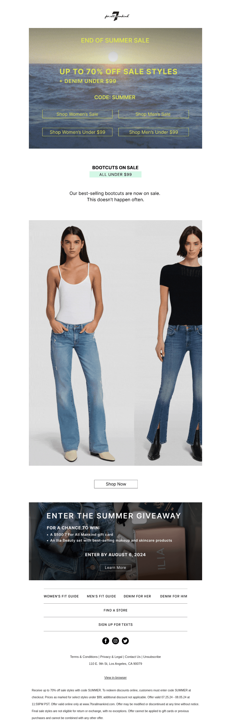 Bootcuts On Sale