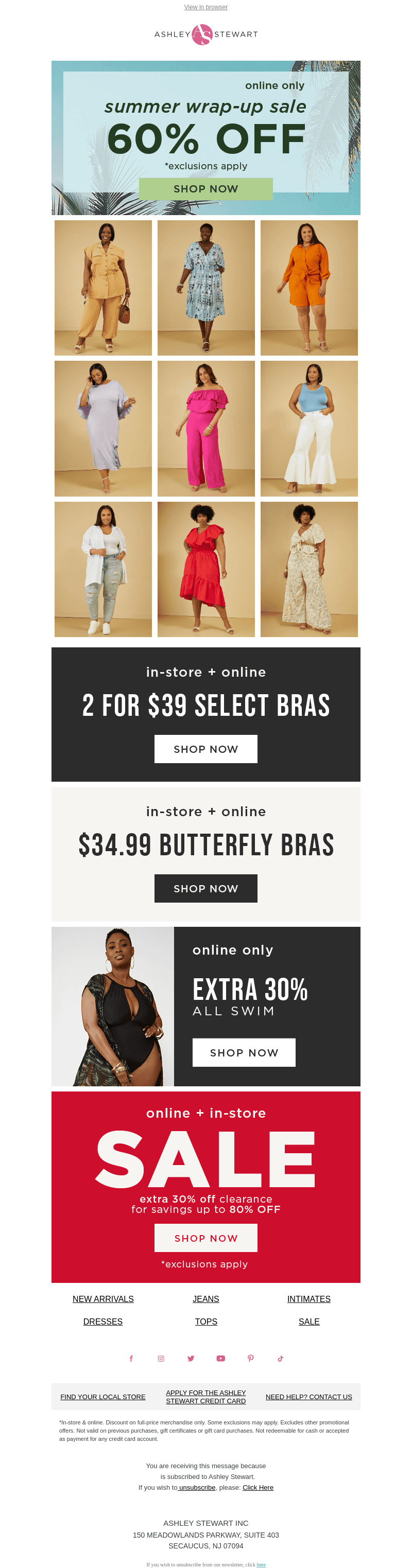 60% OFF these styles!