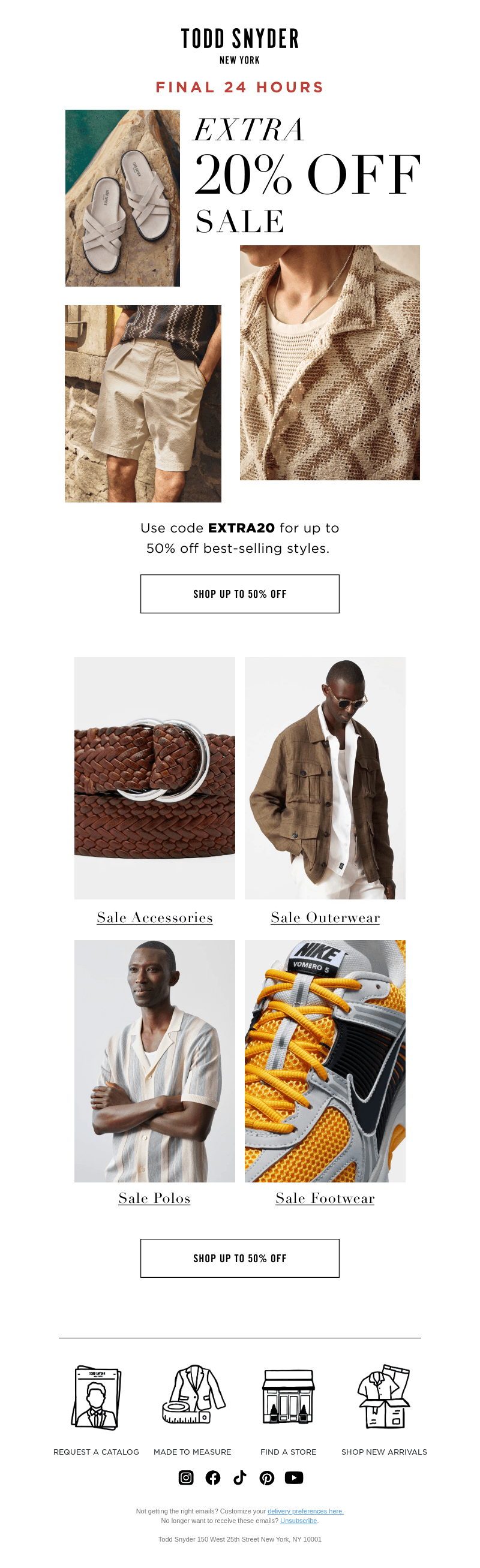 EXTENDED: Extra 20% Off Sale