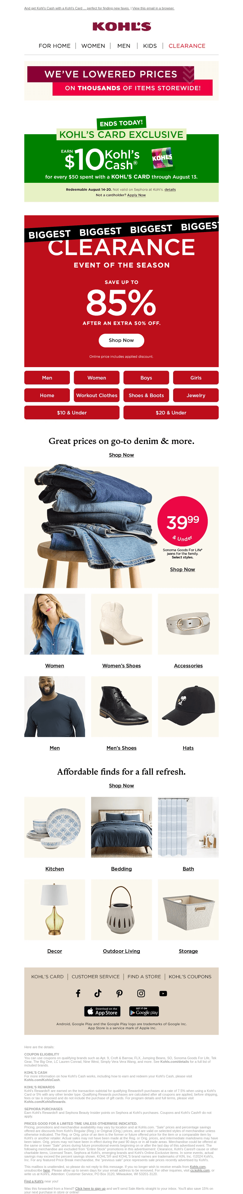 Up to 85% off clearance this BIG calls for: 🛒 🛍️ 🛒 🛍️ 🛒 🛍️
