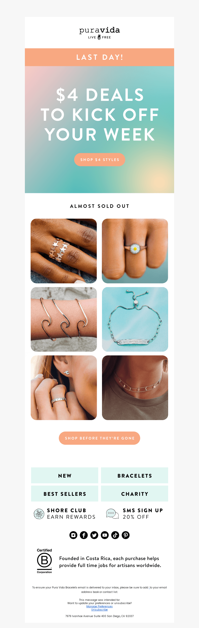 LAST DAY: $4 DEALS