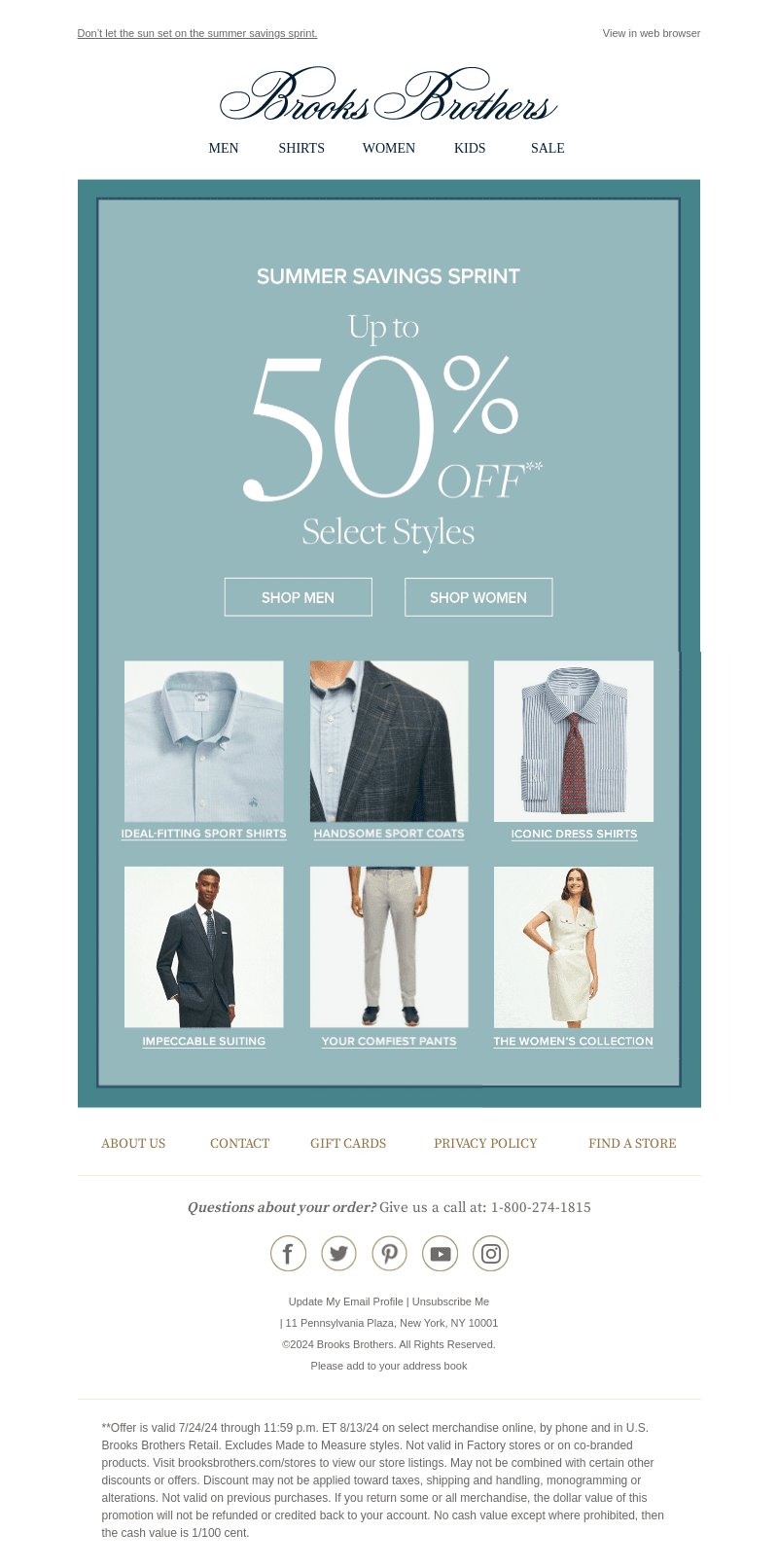 FINAL HOURS: up to 50% off!